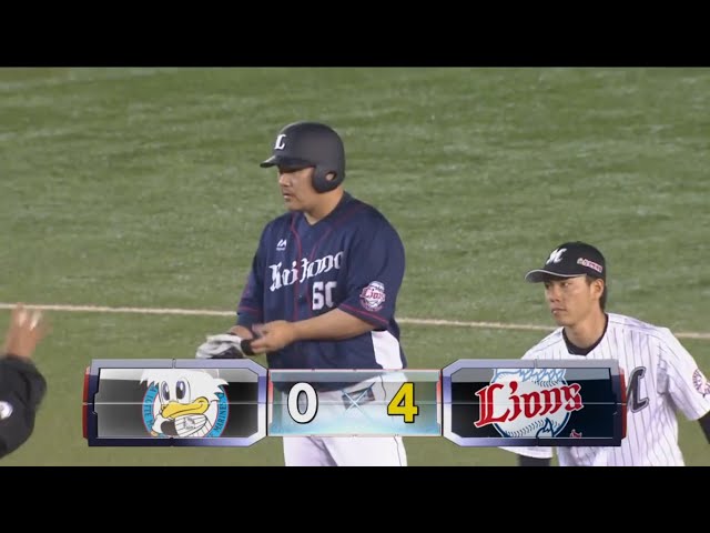 【5回表】あと少し… ライオンズ・中村のフェンス直撃打で突き放す!! 2017/5/18 M-L