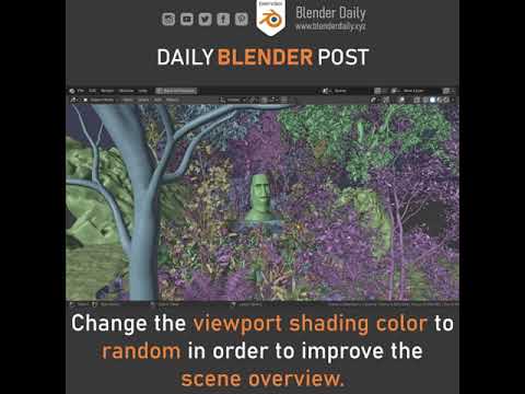 Random Viewport Colors in Blender