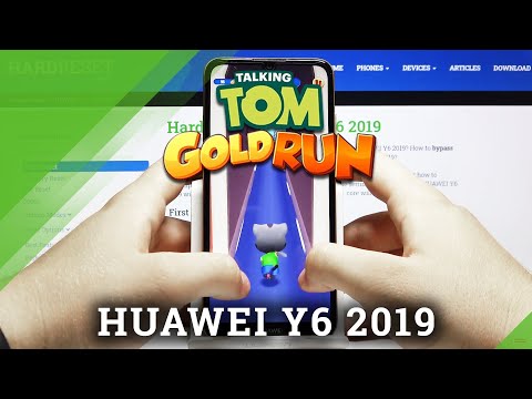 How Talking Tom Gold Run Works on Huawei Y6 2019 - Talking Tom Gameplay