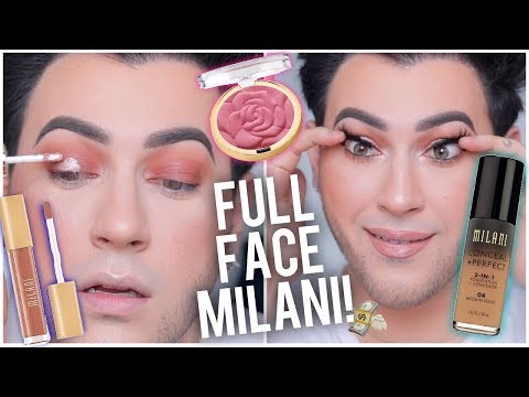 FULL FACE USING ONLY MILANI! DRUGSTORE ONE BRAND TUTORIAL!