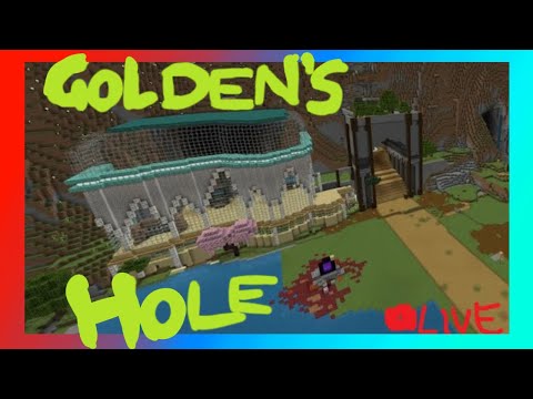 INSANE! GOLDENS HOLE in Minecraft LIVE