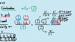 Download the video "Probability and Counting - Probability with Combinatorics"