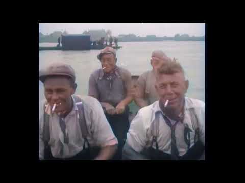Dutch History: Salmon Fishing on the Lek (1935 )