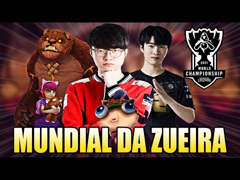 ANNIE NO MUNDIAL E TAPA NA CARA DO FAKER - MUNDIAL DA ZUEIRA