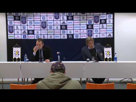 Presskonferensen efter IFK Göteborg - Djurgårdens IF