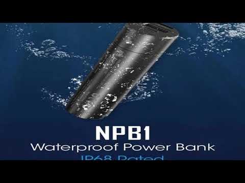 Review QC3.0 Output NITECORE NPB1 5000mAh IP68 Rated Waterproof Power Bank / Mobile Charger Certifie