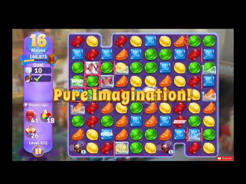 Wonka's World of Candy Level 872 NO BOOSTERS - A S GAMING ✔