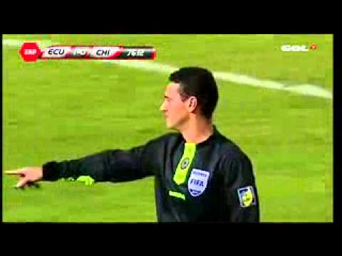 Soccer Flop Punches Himself With Defenders Hand