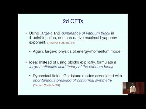Quantum Chaos and Effective Field Theory - Felix Haehl