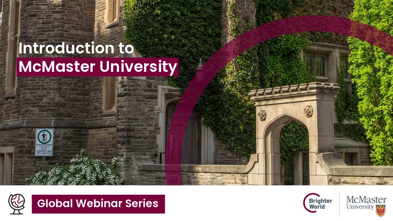 Global Webinar Series- Introduction to McMaster (October 2025)