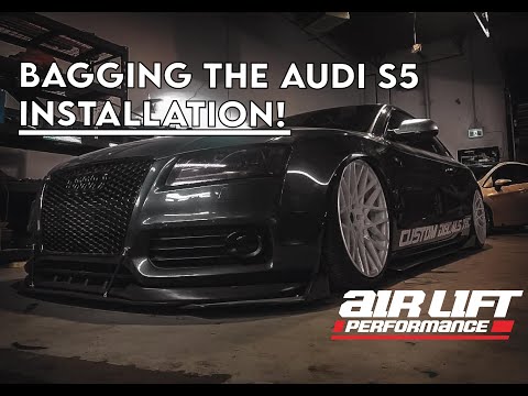 We Bagged My Audi S5! Installation Walkthrough Guide Air Lift Performance