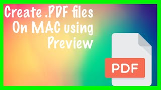 Create .PDF files on MAC