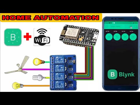 IoT based Home Automation project using NodeMCU ESP8266 and New Blynk ...