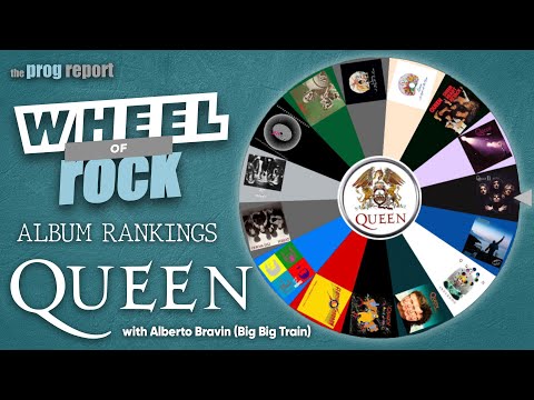 Wheel of Rock - Queen (Albums Tier List) with Alberto Bravin of Big Big Train