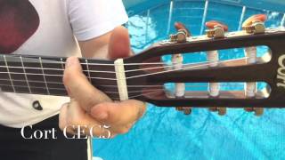 Video thumbnail for Cort CEC5 - Elektro Klasik Gitar - Naturel (Bi Kuple) by MyDukkan