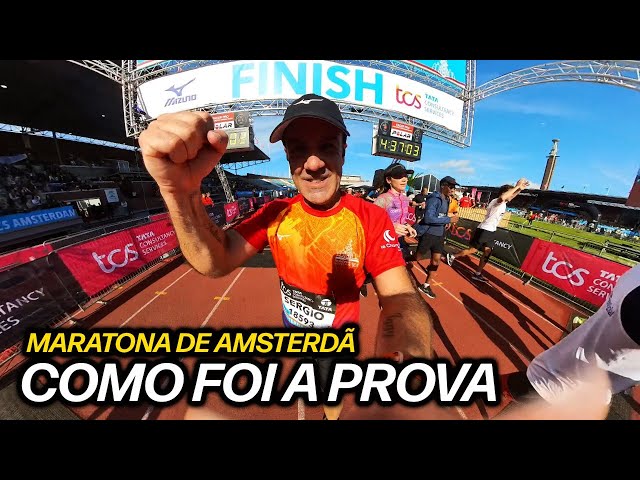 Como foi a MINHA MARATONA DE AMSTERDÃ