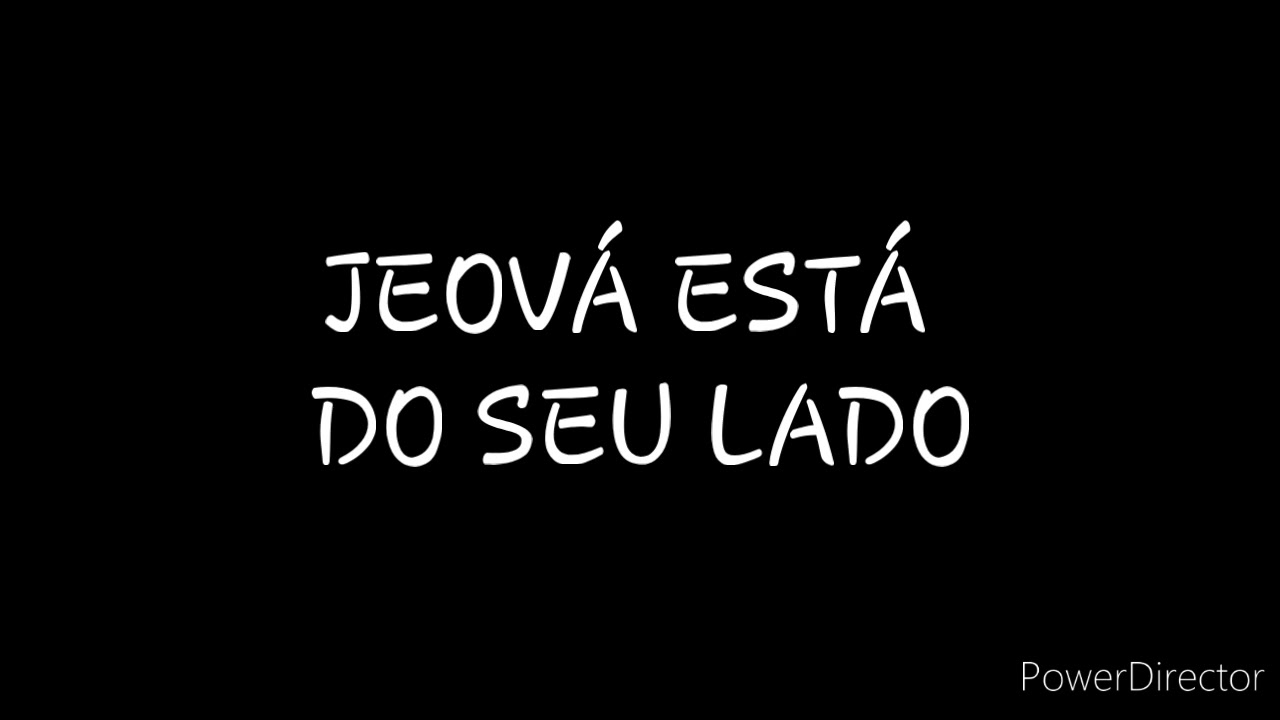 DISCURSO: JEOVÁ ESTÁ DO SEU LADO