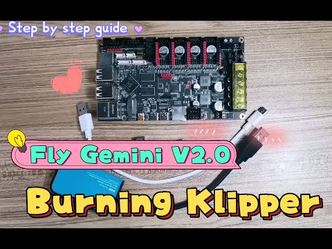 Guide: Mellow FLY Gemini installing Klipper Step by Step Guide for 3D Printing beginners