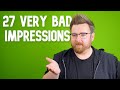1 Man 27 Impressions