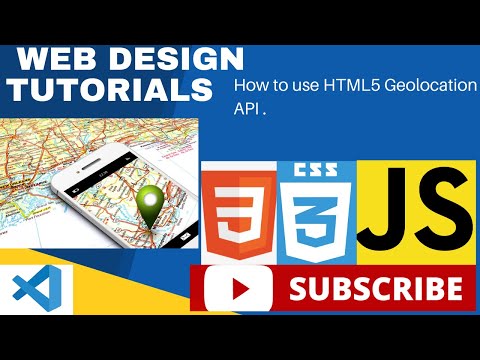 How To use Geolocation API in a Web-Page using HTML, CSS and JavaScript #geolocation #html #css #js