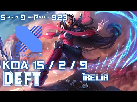 DRX Deft IRELIA vs MISS FORTUNE ADC - Patch 9.23 KR Ranked