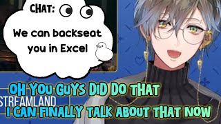 The excel backseat lore [ Ike Eveland ]
