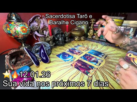 BARALHO CIGANO: SUA VIDA NOS PRÓXIMOS 7 DIAS ⭐️🔥 12.01.26