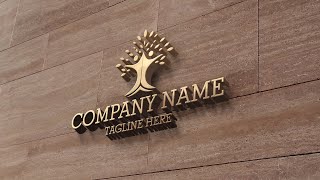 Logo Design Tree Logo Design Concept in Adobe illustrator