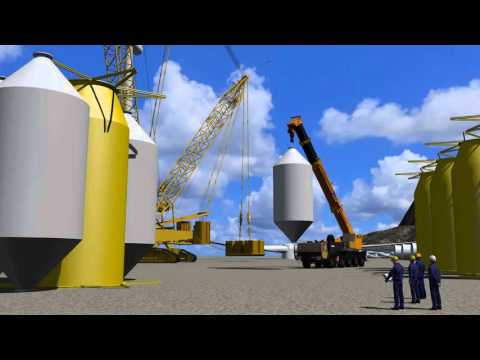DNV-GL video of Stiesdal open-source floating wind turbine foundation