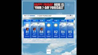 Here is your 7-Day forecast...
