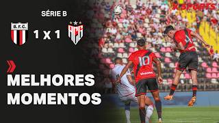 BOTAFOGO-SP 1X1 ATLÉTICO-GO - MELHORES MOMENTOS - BRASILEIRÃO SÉRIE B