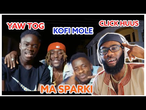 Click Huus Feat. Kofi Mole & Yaw Tog - Ma Sparki (Official Music Video)*FREEZY REACTION*