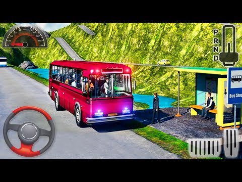 Offroad Bus Driving Simulator - Mountain Driver 3D Hill Station - Android GamePlay #2