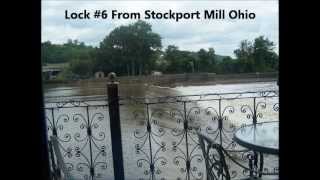 preview picture of video 'Lock #6 on the Muskingum River at Stockport Ohio'