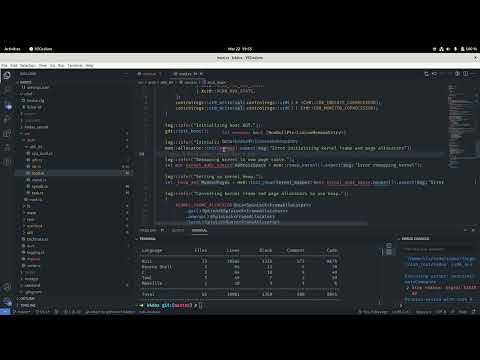 I wrote an operating system kernel from scratch in Rust. (k4dos devlog #1)