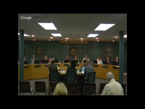Board Of Education Meeting August 6 2018