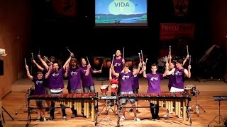 ALEGRÍA DA VIDA.- South Africa Ensemble Alumnado PercuFest 2014 dirigido por Enric PIZÀ LOZANO