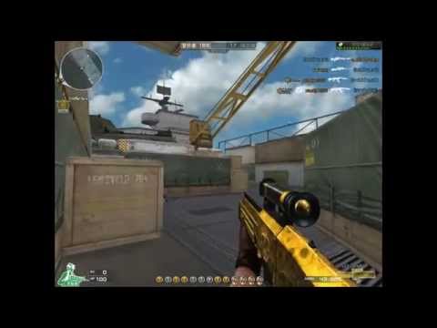 [Crossfire China] G11 Gold Skull vs. BOT mode gameplay