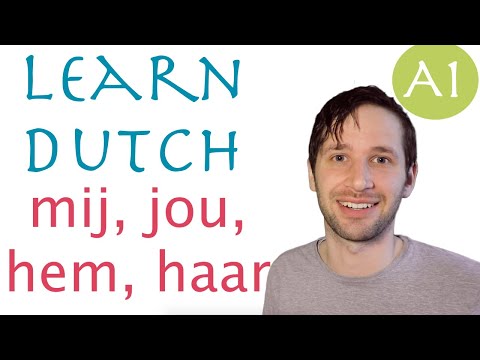 Personal pronouns as objects: learn Dutch