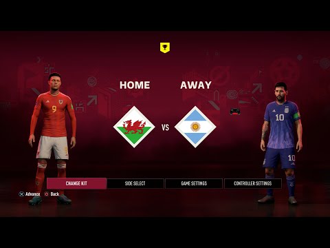 FIFA 23 - Argentina Vs Wales | QUARTER FINAL - FIFA World Cup 2022 Qatar | Match-5 | 4K gameplay |