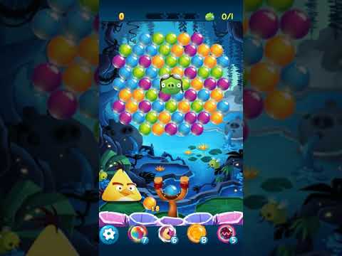 Angry Birds POP Bubble Shooter - Level 96. Gameplay Android walkthrough