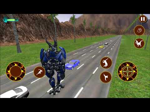 Flying Dragon Robot Simulator: Transformation War | Android Gameplay (Cartoon Games Network)
