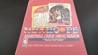 NBA HOOPS 1990-91 SERIES 2 WAX BOX!