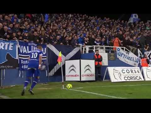 But de Julian Palmieri - Bastia 4/2 Paris (56e minutes)