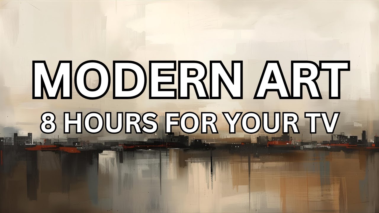 Modern Art | 8 Hours Luxury Living Room Ambiance | RH Contemporary Style