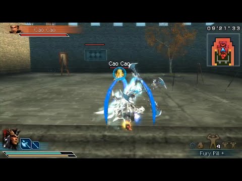 Dynasty Warriors: Strikeforce (PSP) Lu Bu vs Cao Cao