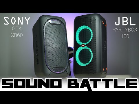 🤣JBL Partybox 100 vs Sony GTK XB60 | Sound Battle | You Asked For It