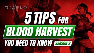 Diablo IV Blood Harvest 5 Tips You Need to Know