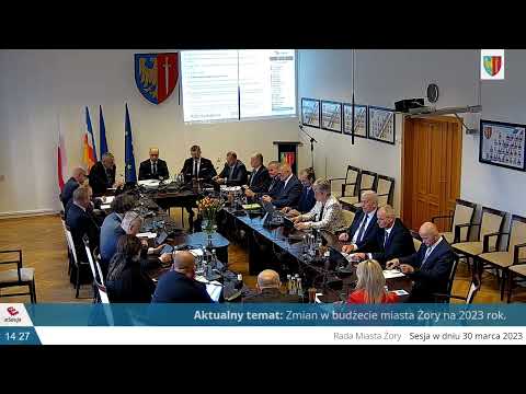 LIII SESJA RADY MIASTA ŻORY - 30.03.2023 r.