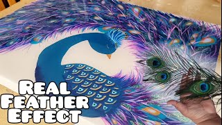 NEW! My BEST 3D Blowout On A Dry Canvas! Acrylic Paint Pouring Techniques.